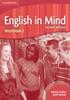 Книга English In Mind Level 1 Workbook