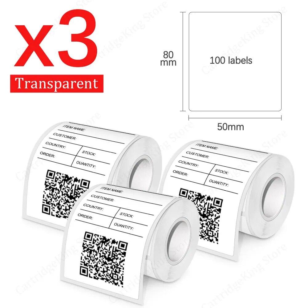 P50 Thermal Label Printer Similar To E210 M110 Adhesive Sticker Printer for Mobile Computer Mini Barcode Printer Portable Maker