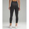 Lululemon Wunder Train High Rise Crop 23  Graphite Grey