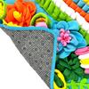 Yousheng Интерактивный нюхательный коврик для собак, головоломка, медленная кормушка, коврик для лакомств, подстилка для кормления собак, коврик для вылизывания, коврик для нюхания домашних животных