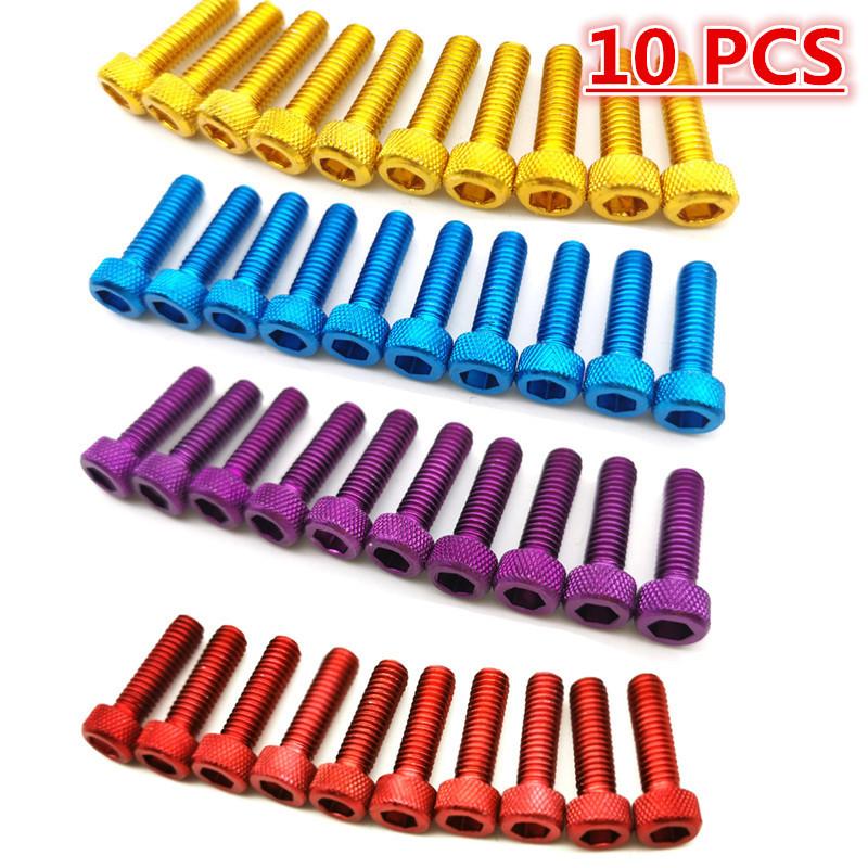 10pcs Modification M6 Motorcycle Screw 2cm Hexagonal Fasteners Moto Screw For Yamaha Suzuki Honda Decoration Motorbike Parts