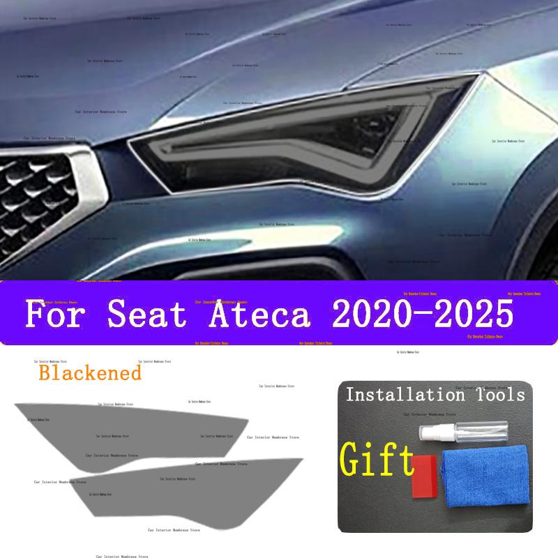 For Seat Ateca -2025 TPU Car Exterior Headlights Anti-Scratch Protective Film Headlamps Repair Sticker Accessories Refit