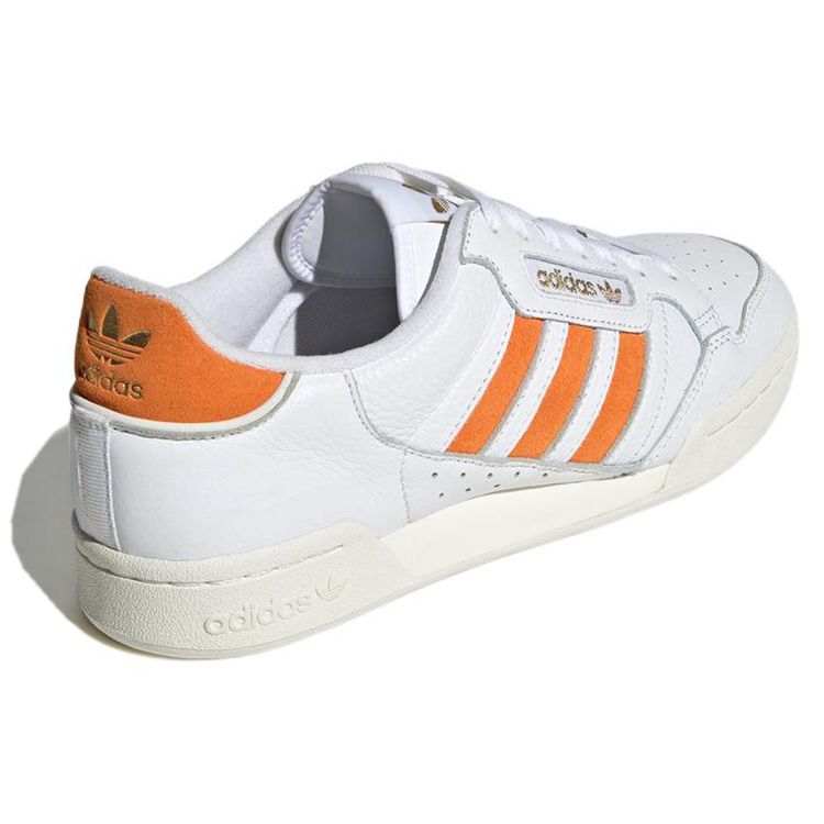 adidas Кроссовки унисекс Continental 80 Stripes White Orange Rush Cloud-White Off-White GZ6267