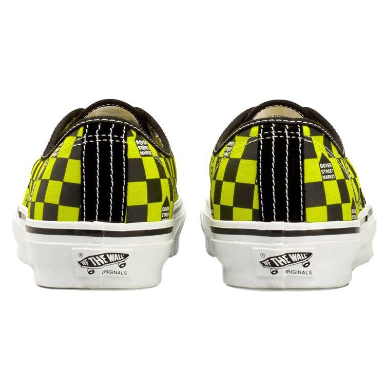 Vans Dsm X  Authentic Vault Fluro Rebellion Og Lx Холщовые Низкие Кеды для Скейтбординга Унисекс Желтый Черный VN0A4BV95B4