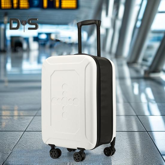 20-дюймовый чемодан для ручной клади, складной дорожный чемодан, ручная кладь с бесшумными колесами, трехзначный кодовый замок, телескопическая тяга