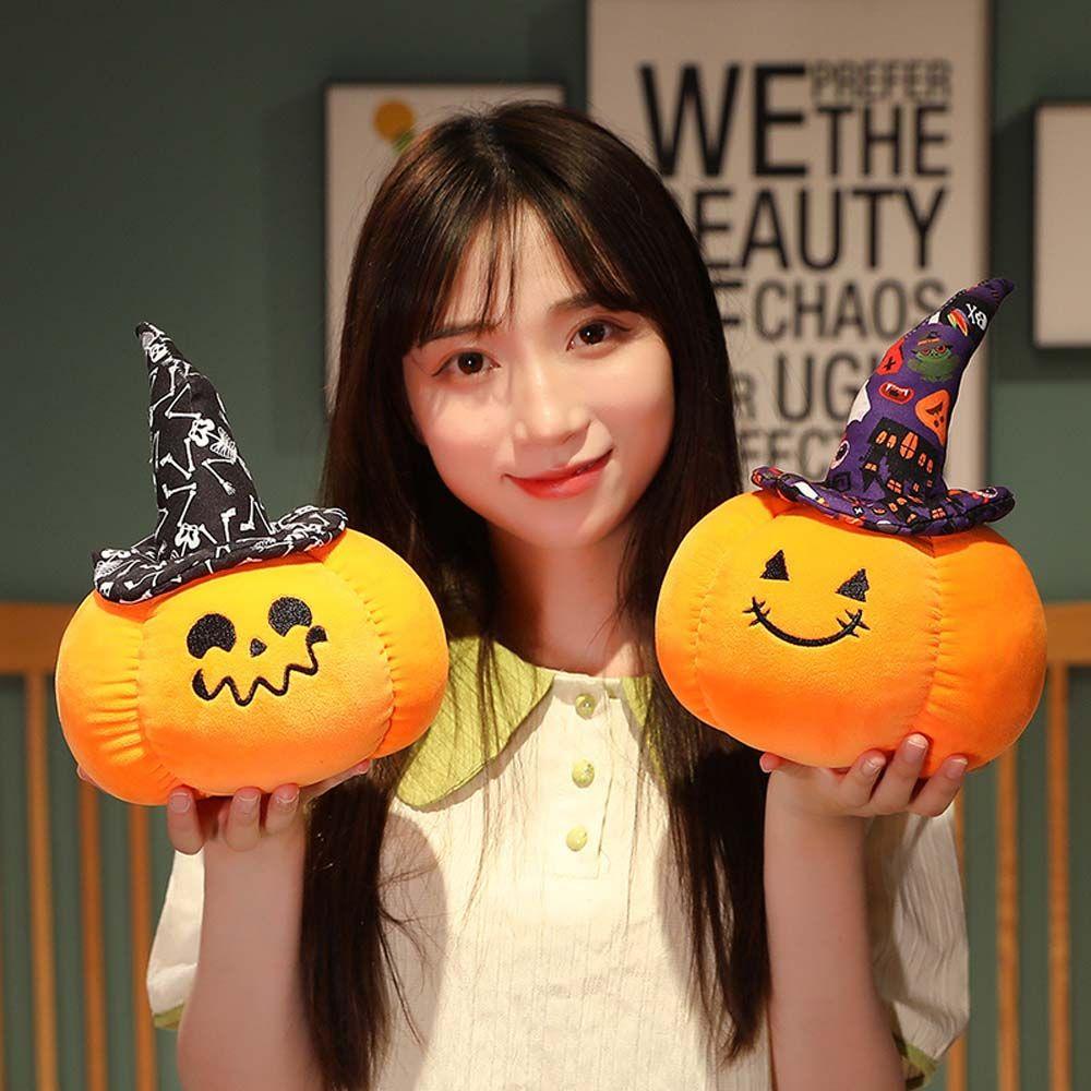 Pumpkin Doll Pumpkin Halloween Pumpkin Stuffed Toys Plush Doll Pumpkin Plush Toy Plush Cushion