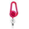 Badge Holder with Carabiner Clip Lightweight Portable Widely Used Heavy-Duty Retractable Badge Clip Key Holder