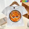 Camisetas Children's Sprunki T Shirt Kids Horror Game Incredibox T-shirt Baby Girls Short Sleeve Tees Boys Clothes Cartoon Tops