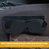 Car Glasses Case Car Sunglasses Storage Holder Self Adhesive with Felt Padding Car Glasses Case Storage Box