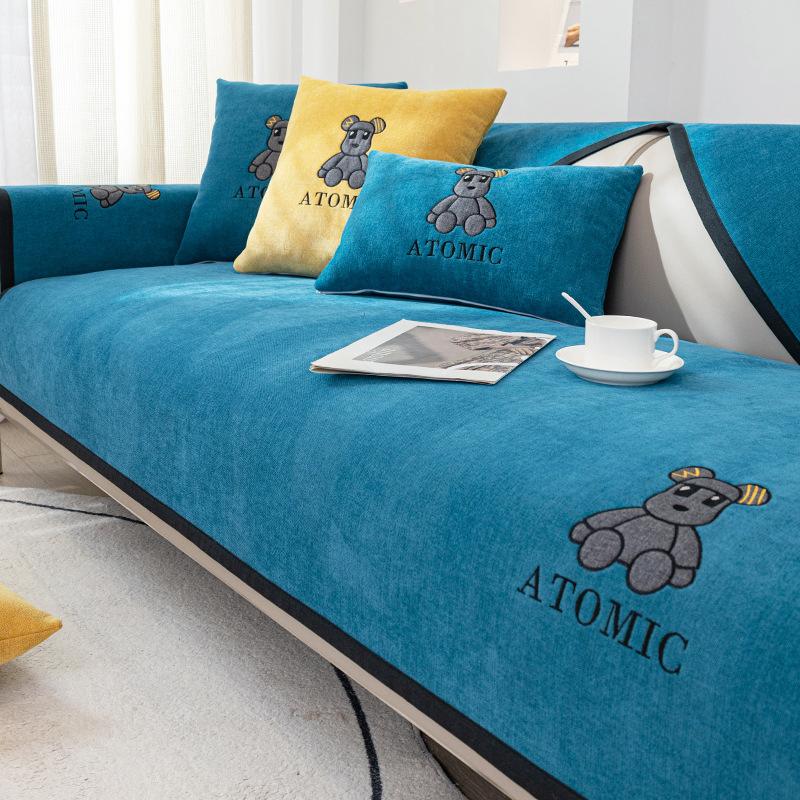 1 шт., противогрязный, нескользящий чехол для дивана, коврик для собаки, подушка, съемный универсальный размер, угловое полотенце для дивана, секционное полотенце для дивана