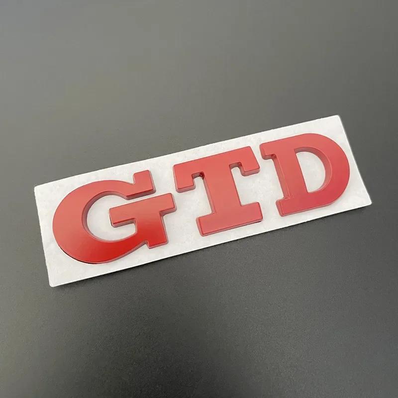 ankfz6 3D Metal Front Grille GTD Logo Emblem Rear Trunk Badge Stickers For Volkswagen VW Golf 2 4 5 6 7 R MK2 MK3 MK4 Car Accessories