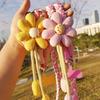 Detachable Flowers Phone Lanyard Phone Charm Crossbody Lanyard Phone Woven Chain  Women Girls