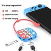 Док-станция 2-го типа Type-C 3-в-1 Для Switch 2 4K 60 Гц USB 3.0 5 Гбит/с PD-100 Вт