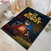 15 Sizes T-The Wild R-R0b0t Anime Carpet New Release! Rug for Living Room Bedroom Children's Room, Durable Machine Washable Mat