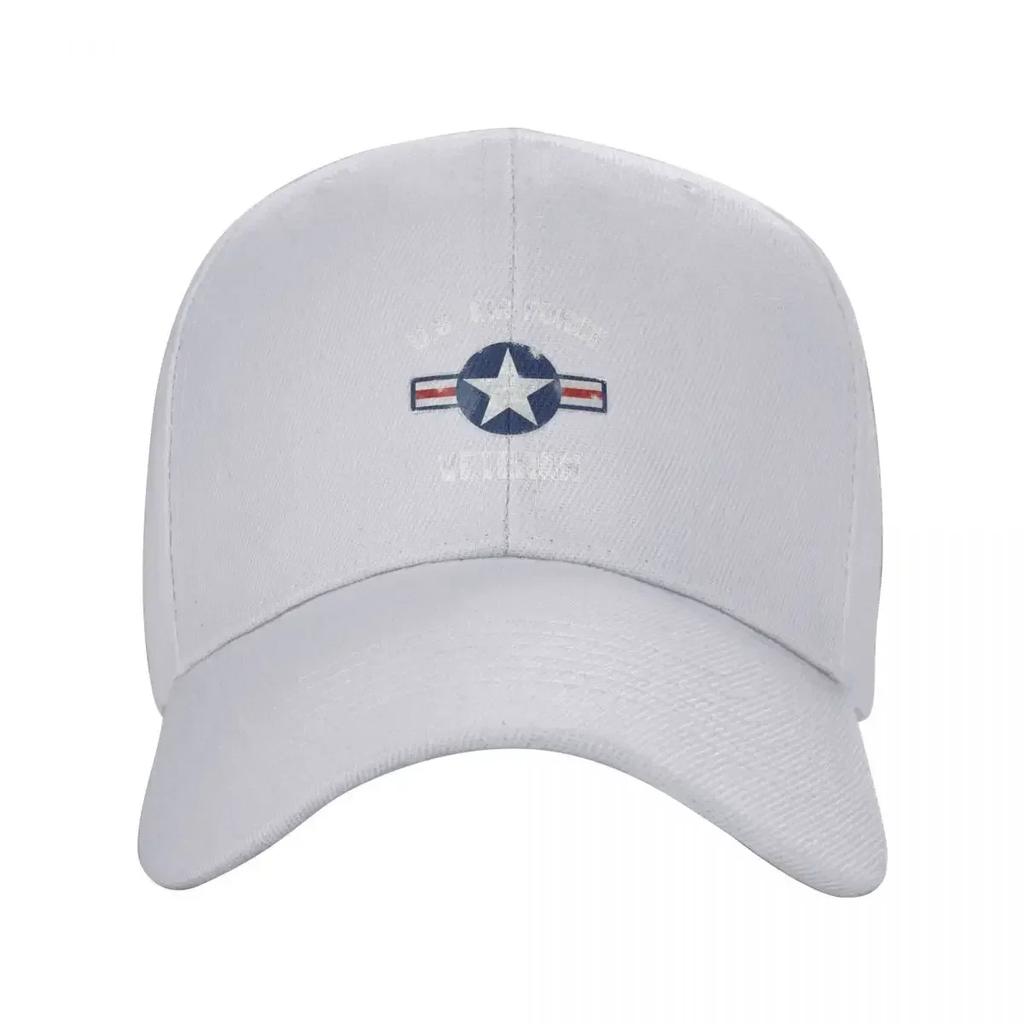 Vintage USAF Veteran Vintage US Air Force Veteran Tee Premium Baseball Cap Hat Unisex Luxury Snap Back Hat Women Hats Unisexs