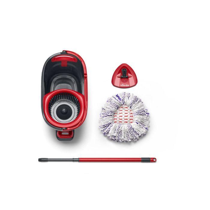 Набор вращающейся швабры Vileda TURBO 3в1 из микрофибры