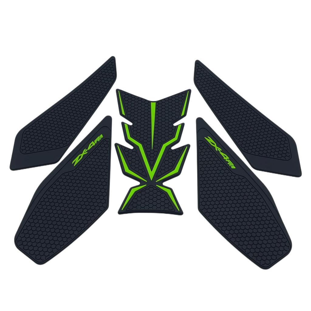 Motokano Комплект накладок на бак для ZX-4R/SE, ZX-4RR (2024~), и ZX-25R/SE (2023~) (зеленый)