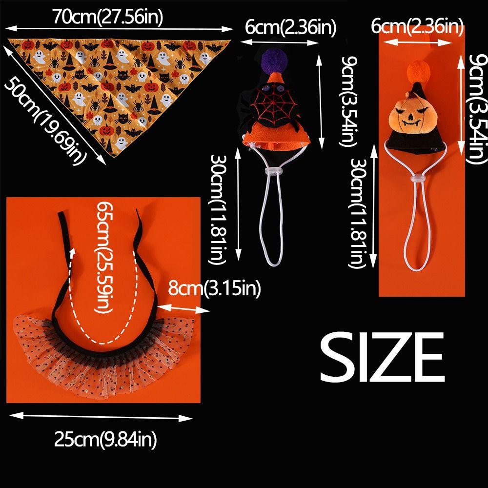 Мультяшная тыква, котенок, наряд, аксессуары, фетр, головной убор для собак, товары для животных, товары для вечеринок