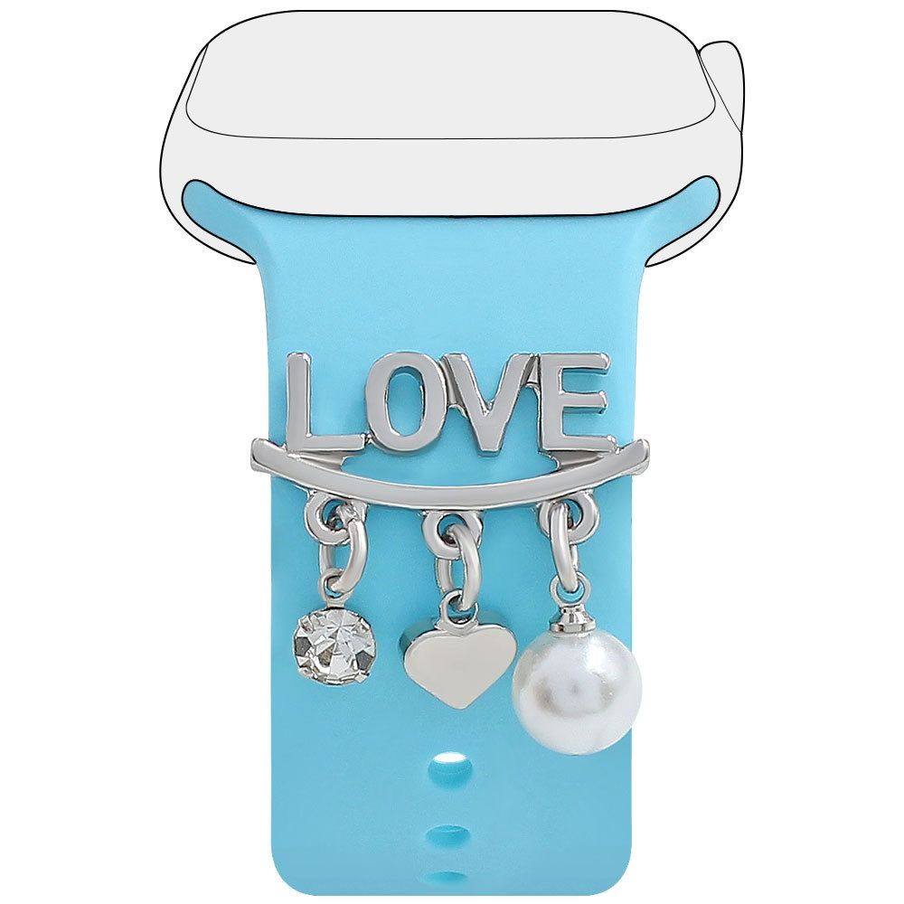 Металлический ремешок для часов, орнамент, браслет, подвески, модное декоративное кольцо, ремешок, аксессуары