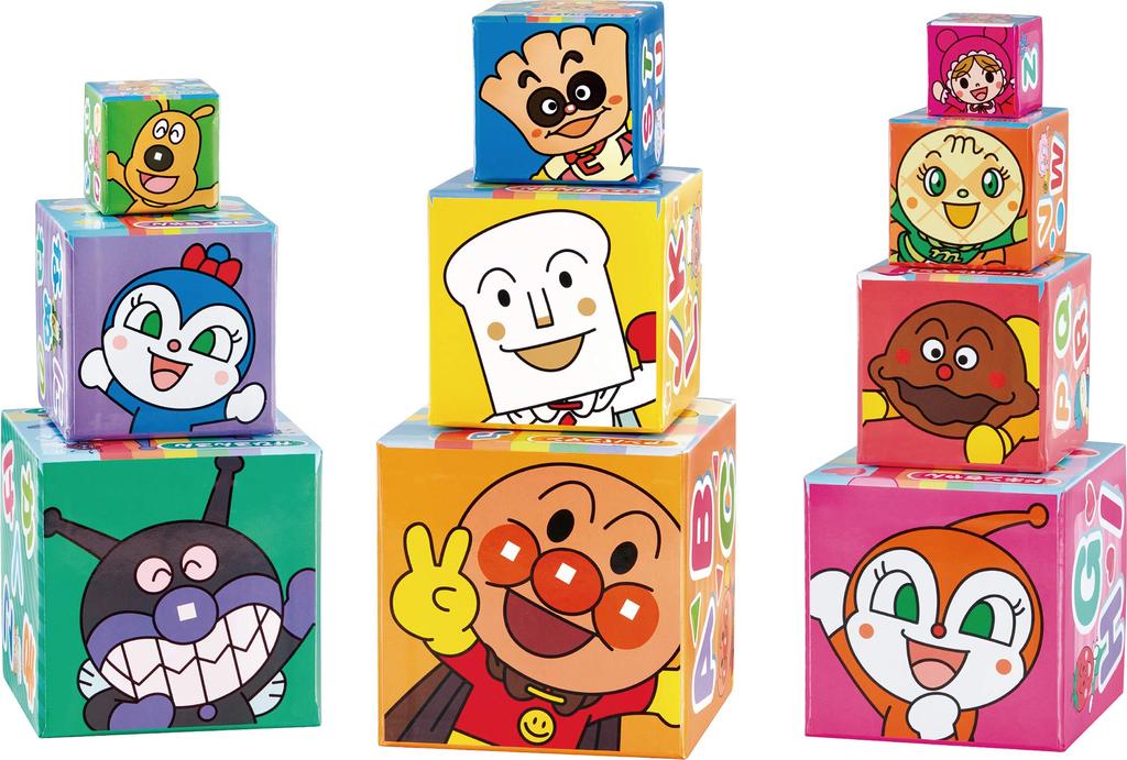 Anpanman Suji and ABC Aiueo Cube with a Genius Brain Too!