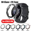 9H Glass+PC Case for Aamazfit GTR 4 3 2 Pro Smart Watch Accessories Bumper Frame Protector for Huami Amazfit GTR 4 GTR Mini Case