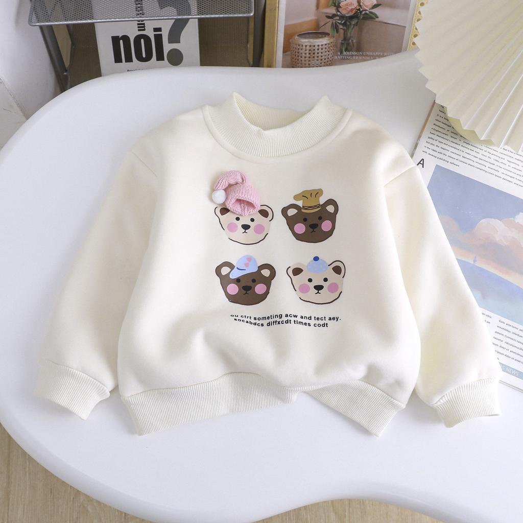 Girls Baby Bottoming Shirt Spring Autumn Winter Long Sleeve T-Shirt for Girls Cartoon Teen Children Fashion Outwear Clothes Tops