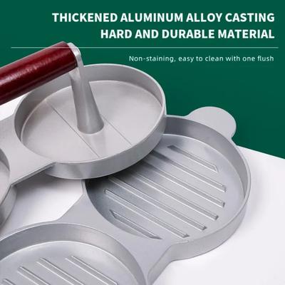 Пресс для бургеров с антипригарным покрытием для приготовления мясных котлет и тонких бургеров. Машина для приготовления котлет из нержавеющей стали 304.