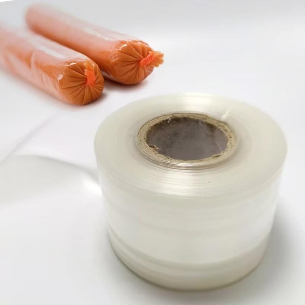 5/10 M Plastic Packaging Sausage Casing Food Grade Plastic Plastic Casings Reusable Transparent Color Food Packaging Kitchen Use