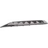 GSRECY Universal Hood Vent Scoop Kit Air Flow Intake Louvers Hood Trim Cover Compatible with Focus RS ST MK2 Style (Carbon Fiber Look)