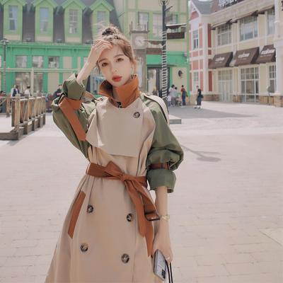 Женская ветровка, весенне-осенняя куртка средней длины