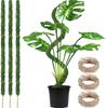 Flexible Moss Rod Coconut Brown Rod Diy Shaped Plant Climbing Rod Climbing Vine Shaped Green Luo Horticulture Pillar