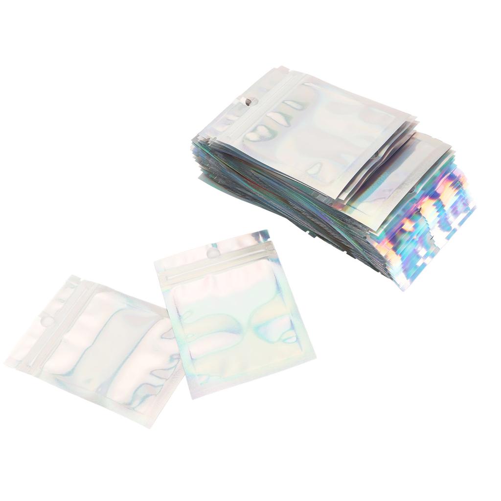 200 шт. Лазерные упаковочные пакеты Прозрачные Утолщенные Пыленепроницаемые Лазерные пакеты на молнии для Аксессуаров для мобильных телефонов Оборудование