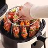 Air Fryer Stainless Steel Skewer Rack for Vertical Barbecue Cooking