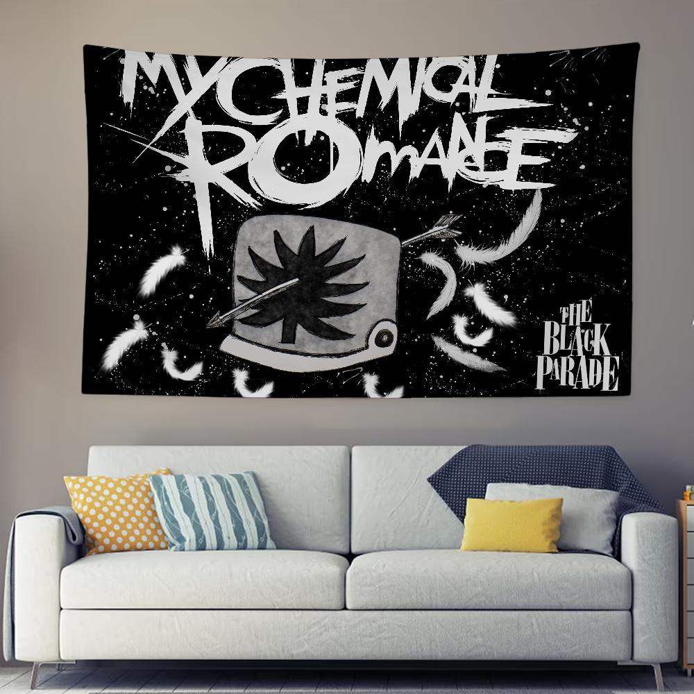 MMy Chemical RRomance Хиппи Гобелен Настенный Декор для Спальни Общежития Гостиной Клуба Фестиваля Праздничной Вечеринки