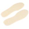 1 Pair Of Aluminum Foil Lamb Wool Insoles Winter Warm Soft Plus Velvet Insoles