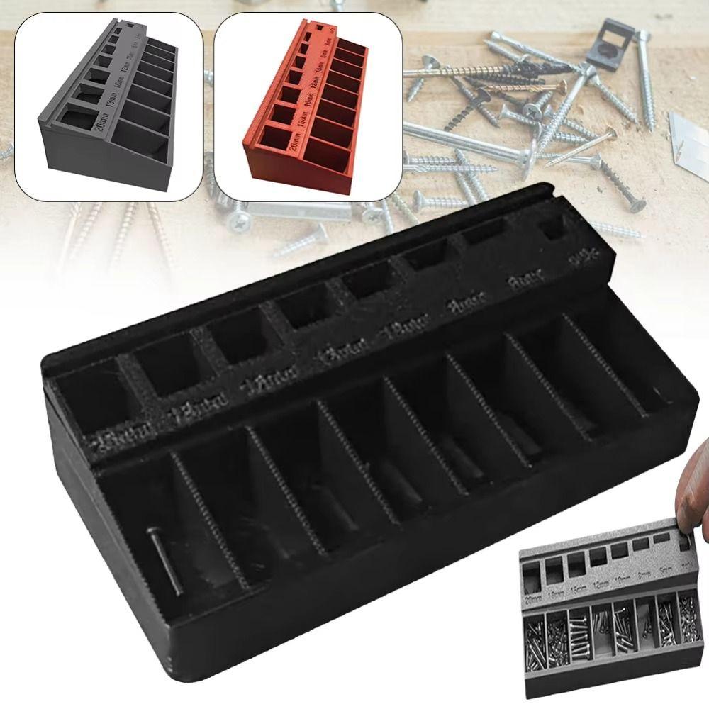Tray Screw Length Sorter Large Capacity Screw Toolbox Organizer  Hardware