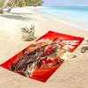 naruto Beach Towel Perfect for Travel, Outdoor Activities, Swimming, Camping, Hiking
