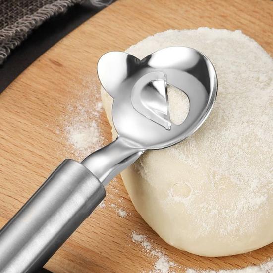 Stainless Steel Cactus Peeler Spoon Shaped Nopales Peeler Ergonomic Handle Noodle Cutter Pie Crust Slicer Versatile Kitchen