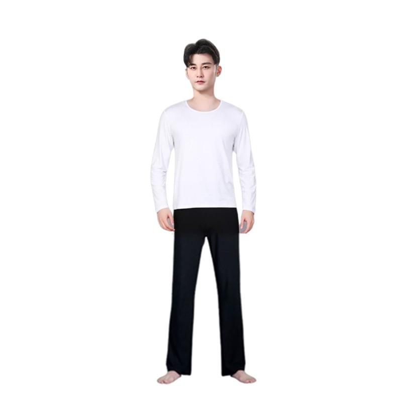 Mens Modern Dance Practice Set Modals Comfortable Performance Wear Latin Classical Contemporary Training