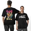 Футболка Gorillaz Хиппи Футболки С коротким рукавом Y2K Забавная футболка Летняя Чистый хлопок Круглый вырез Большой размер Верхние футболки