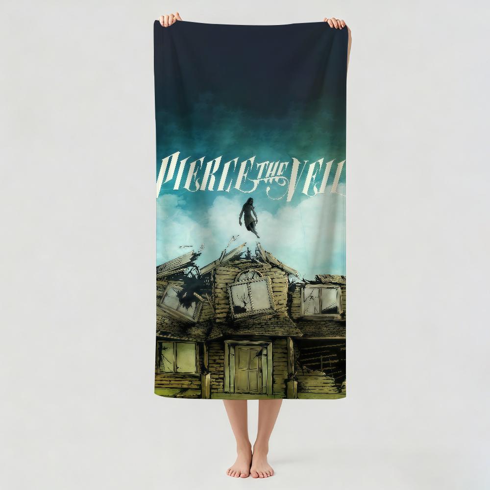 Rock band P-Pierce The V-Veil Towel Drying Bath Towel Applicable To Light Swimming Camping Yoga Beach Out