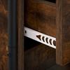 Hanging Nightstand 2 pcs. Smoked Oak 40 x 30 x 50 cm