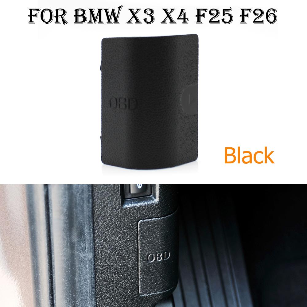 LHD Car Interior Kick Panel Cap OBD Diagnostic Plug Cover Trim for BMW F25 X3 F26 X4 51439190686 51437243111