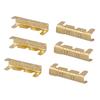 100Pcs Quick Connect Wiring Terminals Brass Crimp Terminals 0.5 1.5mm   Wire Clamps Brass