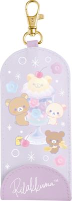 Кейс для ключей на выдвижном шнурке Rilakkuma CK71501 Ш130 x В60 x Г5 мм San-X