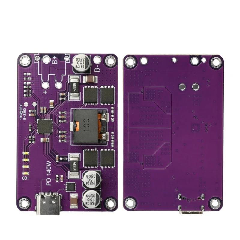 Professional Auto Adjusting 140W Type C Charging Module PD3.1 Fast Charging For 3S to 6S High Current Lithium Batteries