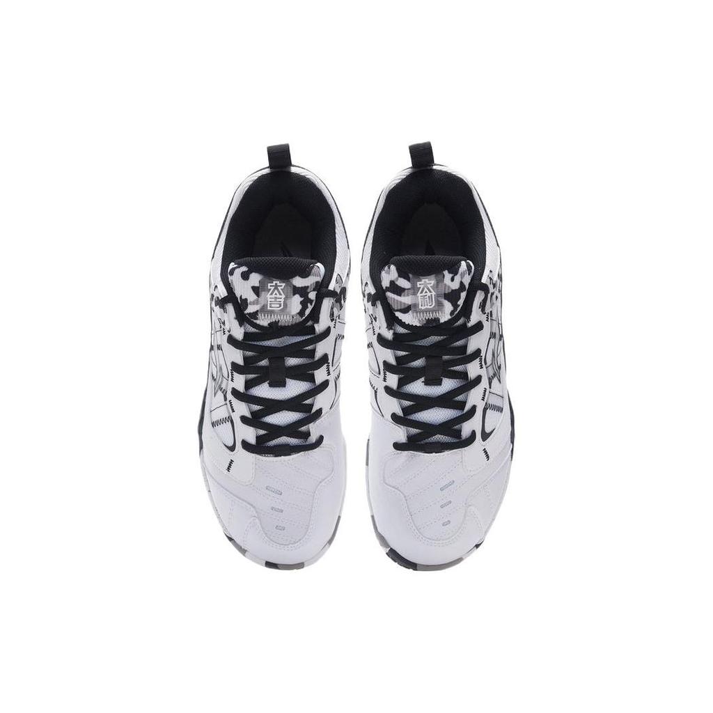 Li-Ning Профессиональные Амортизирующие Износостойкие Поддерживающие Амортизирующие Низкие Бадминтонные Кроссовки Унисекс Белые Черные AYAR015-1