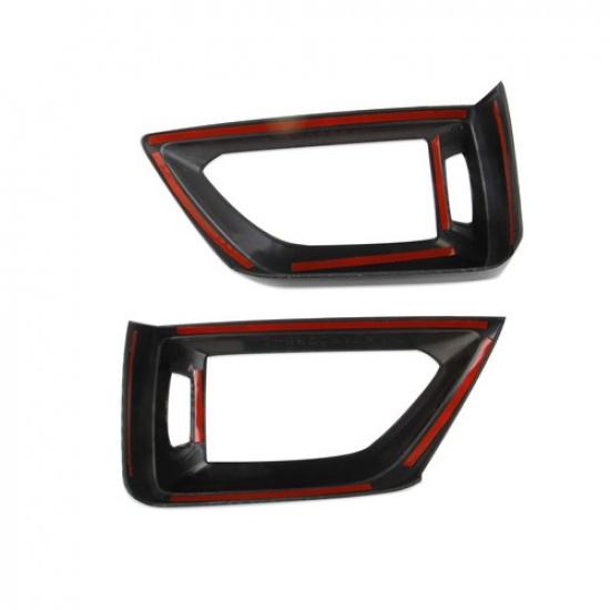 Carbon Fiber Style Dashboard Side Air Outlet AC Vent Cover Trim For Acura RDX