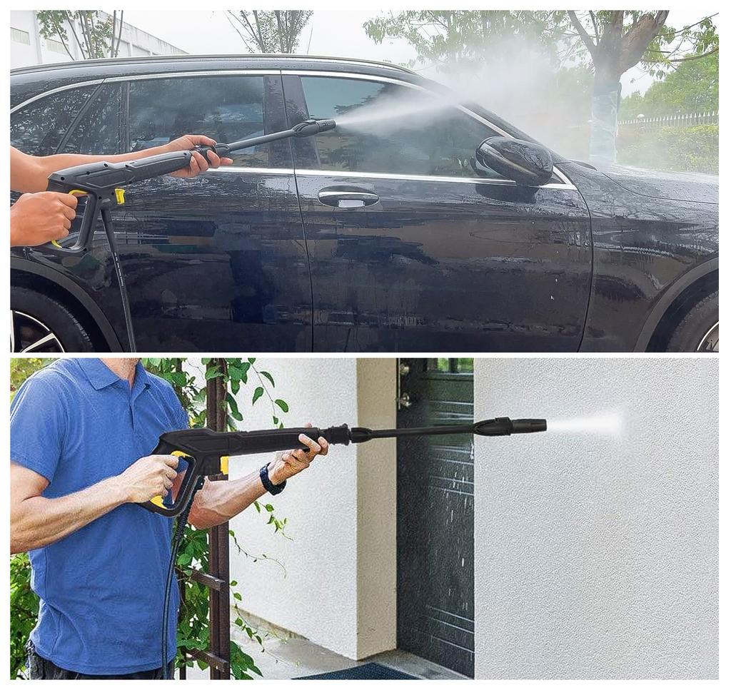 Пистолет-распылитель для мойки высокого давления, насадка для мойки автомобилей высокого давления, струйный водяной пистолет, вращающийся наконечник насадки для турбонасадки для Karcher K