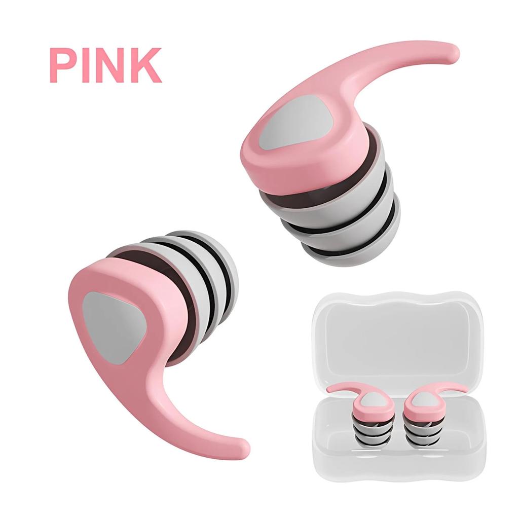 Силиконовые беруши Удобные Прочные Для сна Работы Плавания Путешествий Многоразовые Снижение шума Беруши